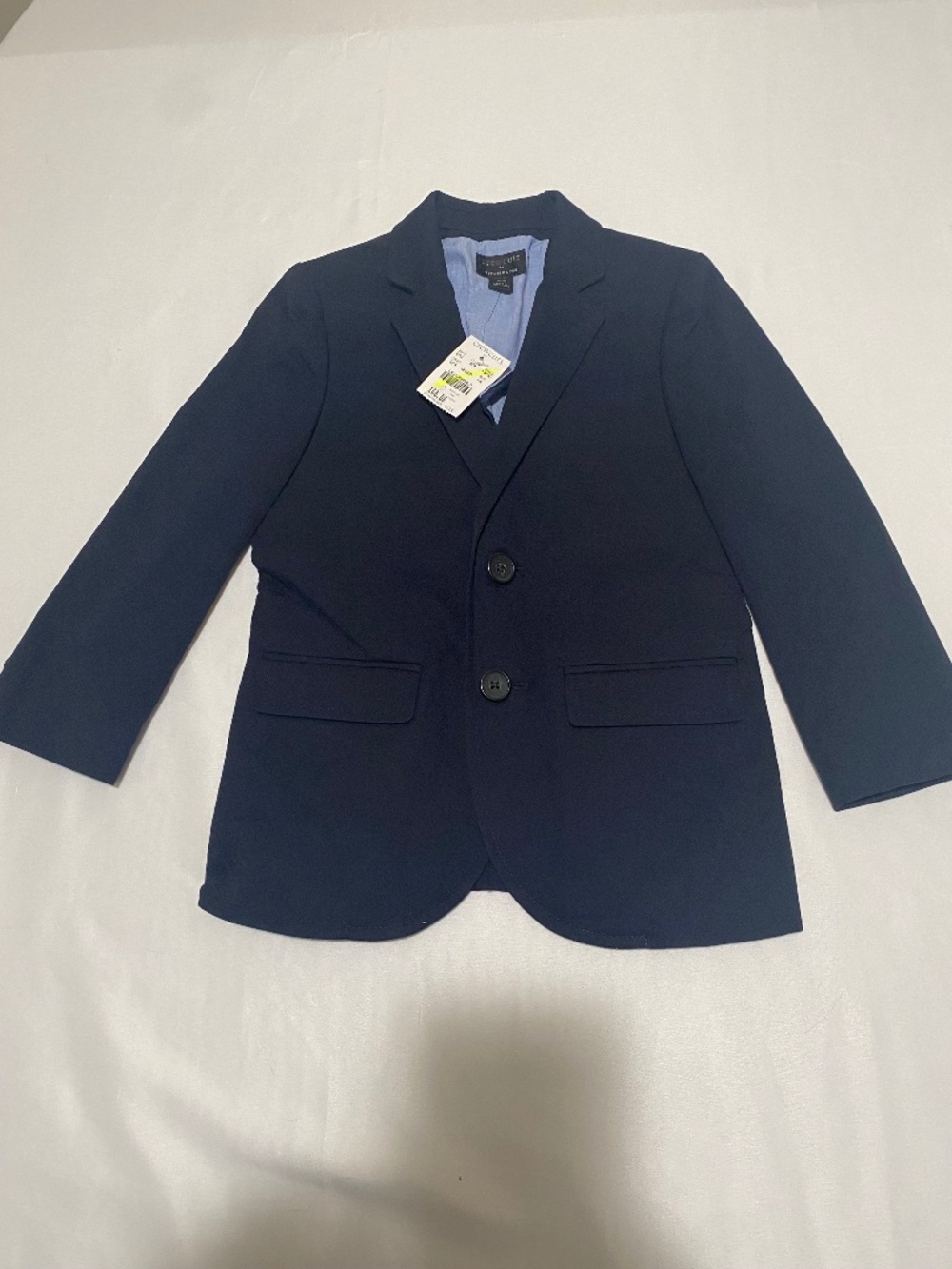 NWT Crewcuts Boys Thompson Blazer Navy Blue Chino Size 4-5